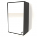 3d model Mirror with drawer ZL 09 (300x200x500, wood black) - preview