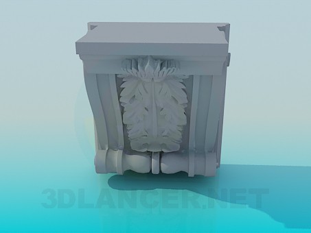 Modelo 3d Fretwork - preview