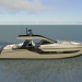 3D Motoryat Azimut Verve 47 modeli satın - render