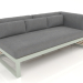 3d model Modular sofa, section 1 right (Cement gray) - preview