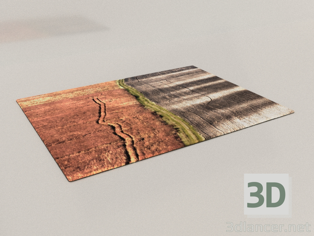 3d model Alfombra 2400x3200 mm - vista previa 3d model Alfombra 2400x3200 mm - vista previa