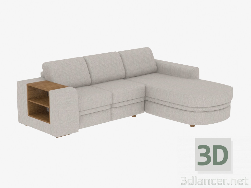 3d model Sofá rinconero - vista previa