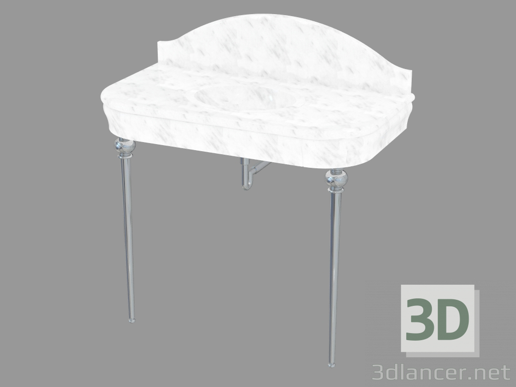 Modelo 3d Console sob a pia Palace - preview