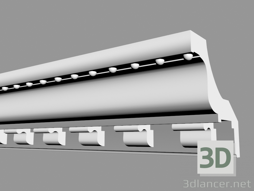 3d модель карниз C1084 – превью