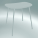 3d model Fiber tube stool (White) - preview