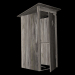 baño rural 3D modelo Compro - render