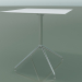 3d model Square table 5741 (H 72.5 - 69x69 cm, spread out, White, LU1) - preview