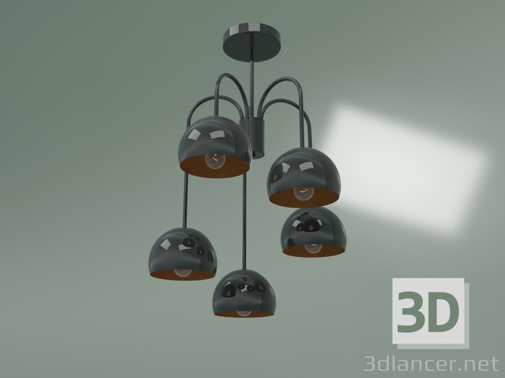 Modelo 3d Luminária pendente 70067-5 (cromada) - preview