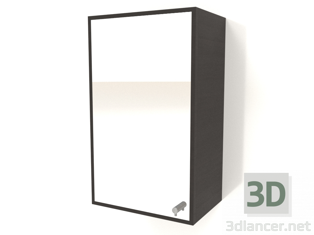 modello 3D Specchio con cassetto ZL 09 (300x200x500, legno marrone scuro) - anteprima