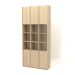 3d model Modular rack ST 07 (1152х409х2600, wood white) - preview