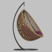 3d Armchair cocoon model buy - render