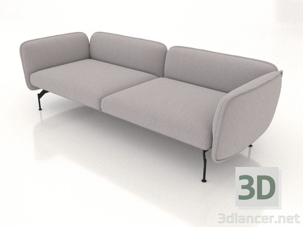 3D Modell 2,5-Sitzer-Sofa - Vorschau