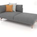 3d model Sofa module, section 2 right (Anthracite) - preview