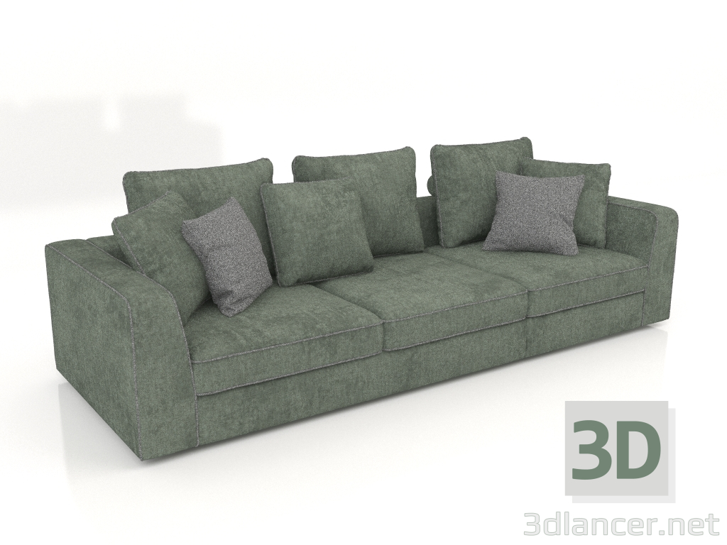 3d model Cartier sofá 3 (VOG 02) - vista previa