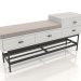 3d model Bench 3 (white RAL 9010) - preview