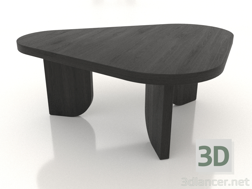 3d модель Столик журнальний COBBLE (L, дуб чорний) – превью 3d модель Столик журнальний COBBLE (L, дуб чорний) – превью