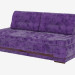 3d model Double Sofa Bed - preview