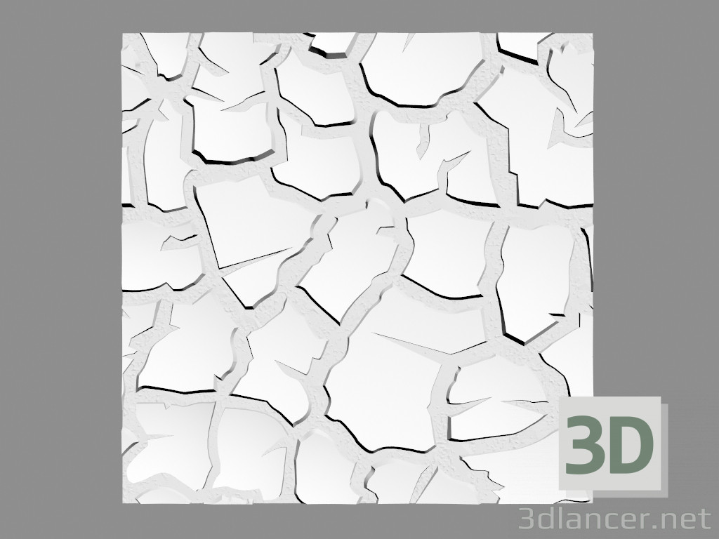 Modelo 3d Painel 3D Sahara - preview