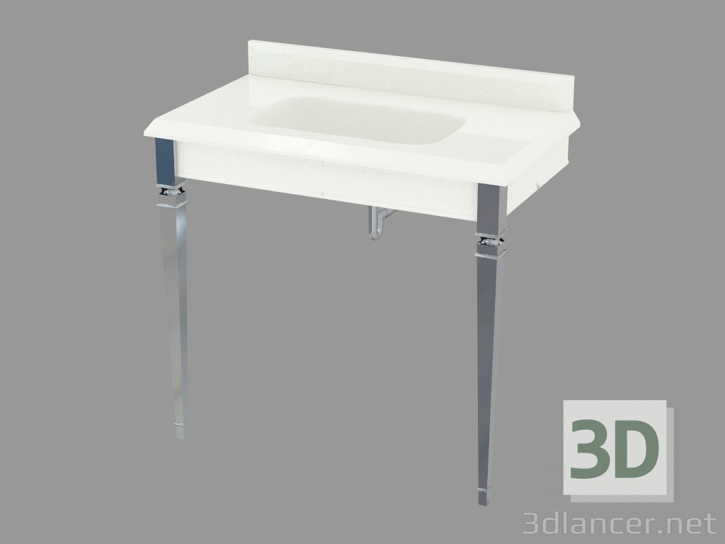 3D Modell Premiere Konsole unter der Spüle - Vorschau