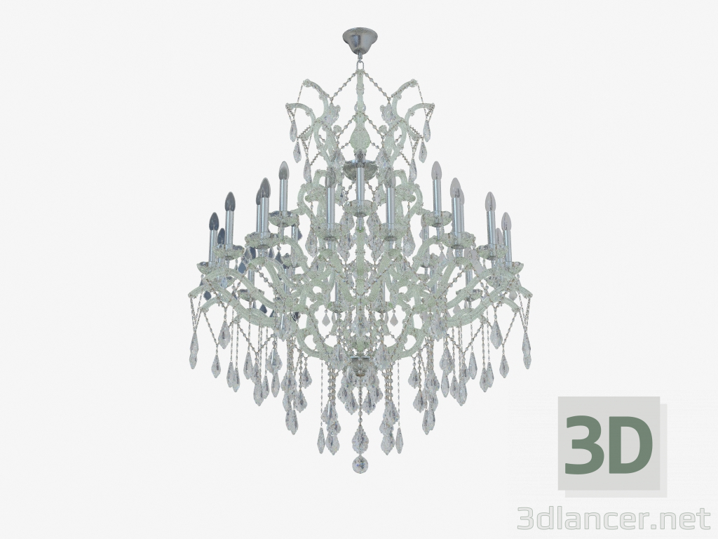 modello 3D Lampadario INVERNO (DIA904-25-N) - anteprima