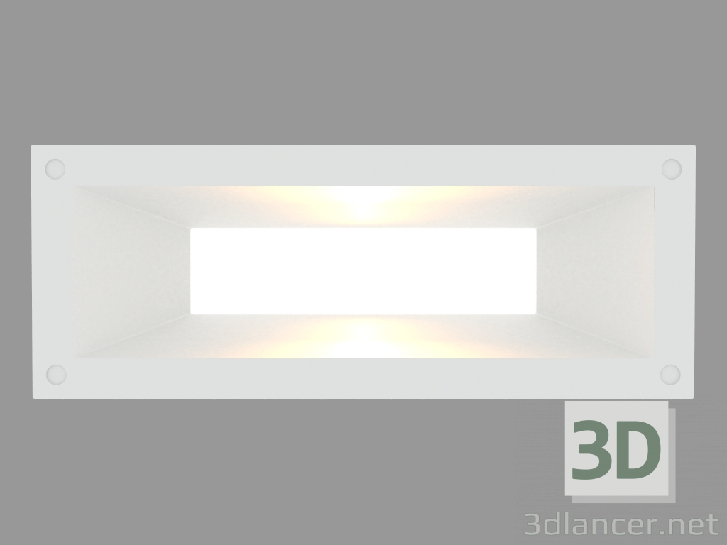 Modelo 3d Arandela de encastrar MEGALINK HORIZONTAL (S4695) - preview