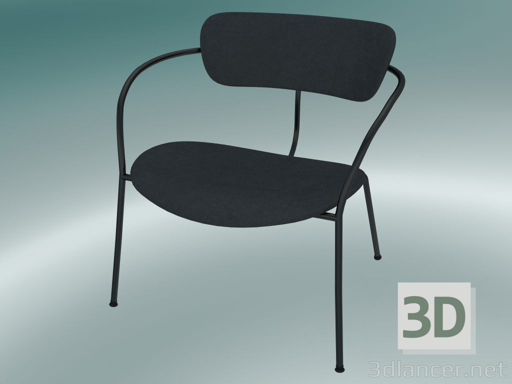 3D Modell Stuhlpavillon (AV11, H 70 cm, 65 x 69 cm, Velvet 10 Twilight) - Vorschau