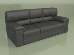 Sofa Ella 3-seater (Black leather)