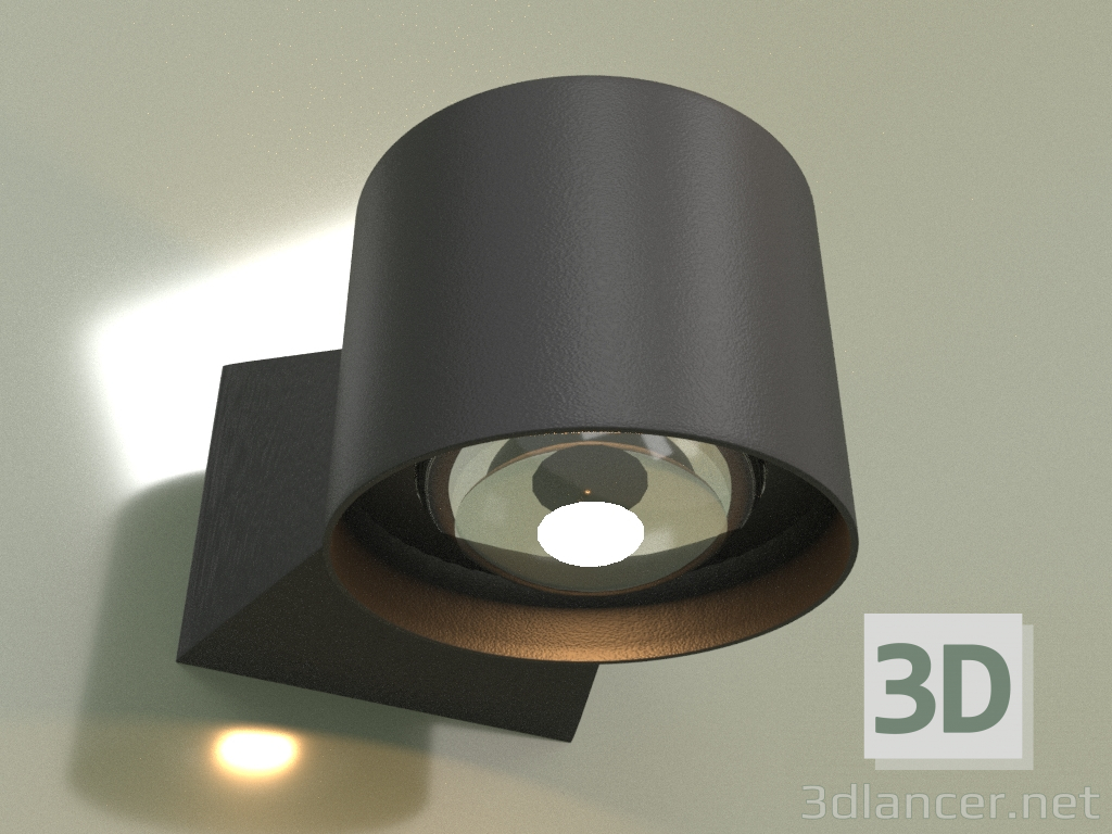 modello 3D Lampada da parete ORO 3000K BK 17007 - anteprima