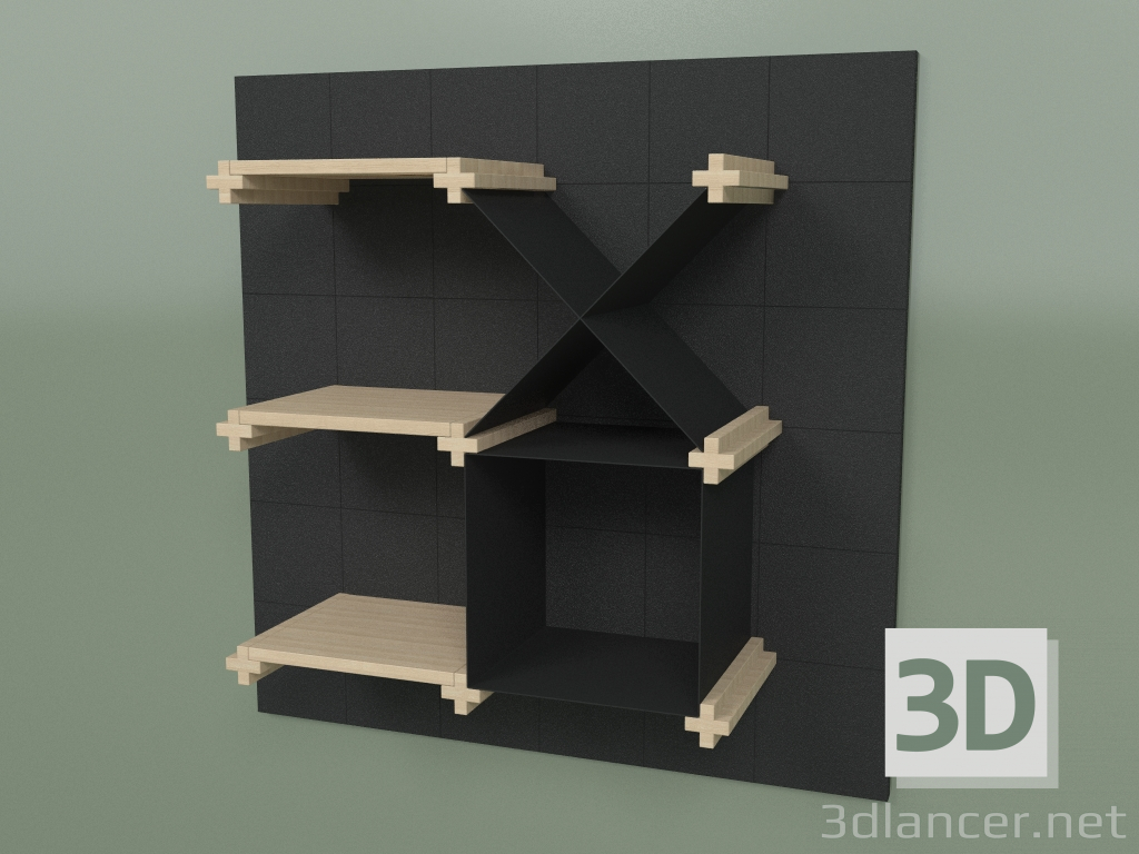 modello 3D Modulo a parete MA01 - anteprima