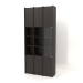 3d model Modular rack ST 07 (1152х409х2600, wood brown dark) - preview