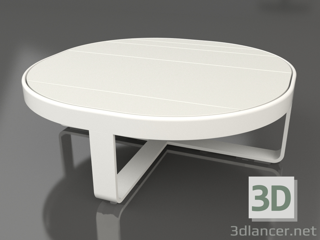 3d model Mesa de centro redonda Ø90 (gris ágata) - vista previa