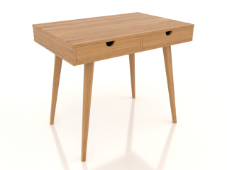 Modello 3D "Scrivania 900x600 mm (rovere naturale)"