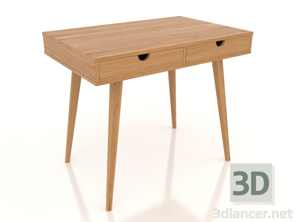 Modelo 3d Secretária 900x600 mm (carvalho natural) - preview