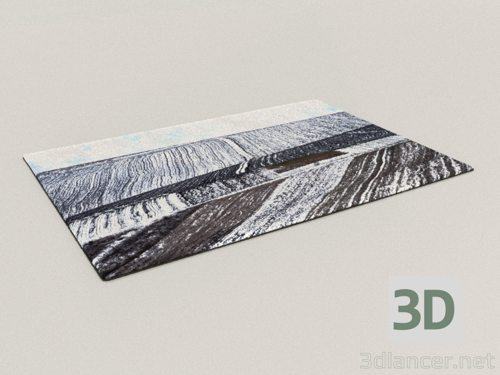 3d модель Ковер 1600х2300 мм – превью 3d модель Ковер 1600х2300 мм – превью
