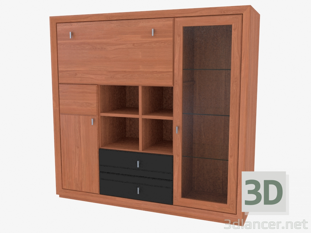 3d model Buffet alto (7460-10) - vista previa