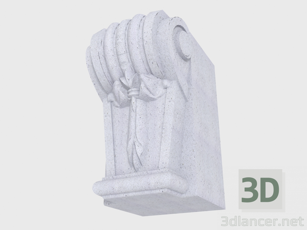 3d model Soporte delantero (FT13VA) - vista previa