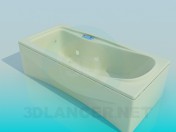 Rectangular bath