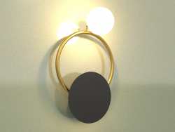 Wall lamp PEARL BK+GD 16002