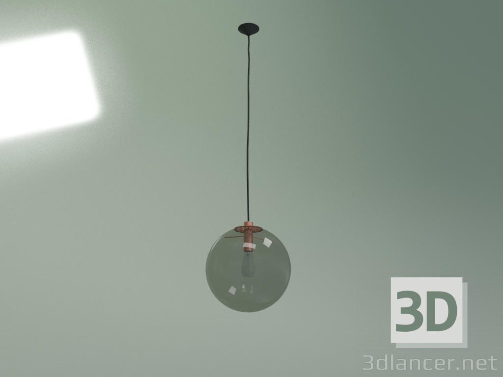 3d model Lámpara colgante Selene diámetro 40 (oro rosa) - vista previa