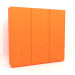 3d model Wardrobe MW 04 paint (3000x600x2850, luminous bright orange) - preview