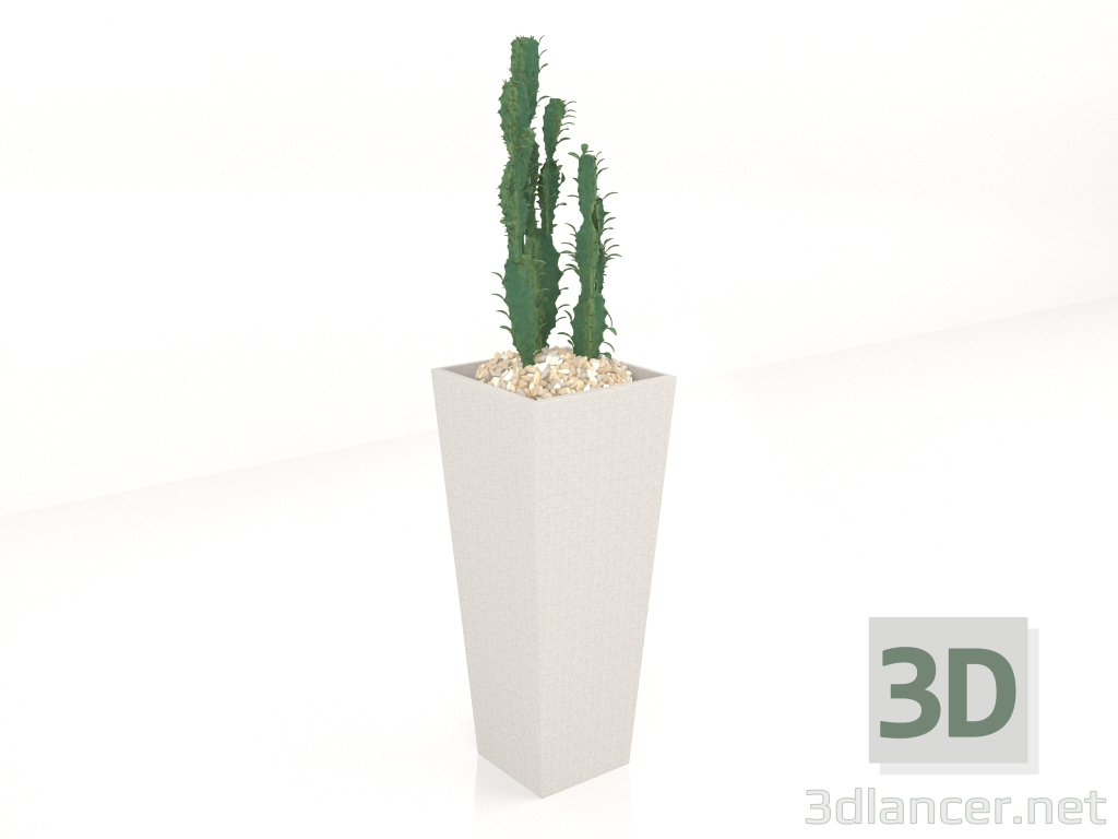 Modelo 3d Vaso quadrado (OD1061) - preview