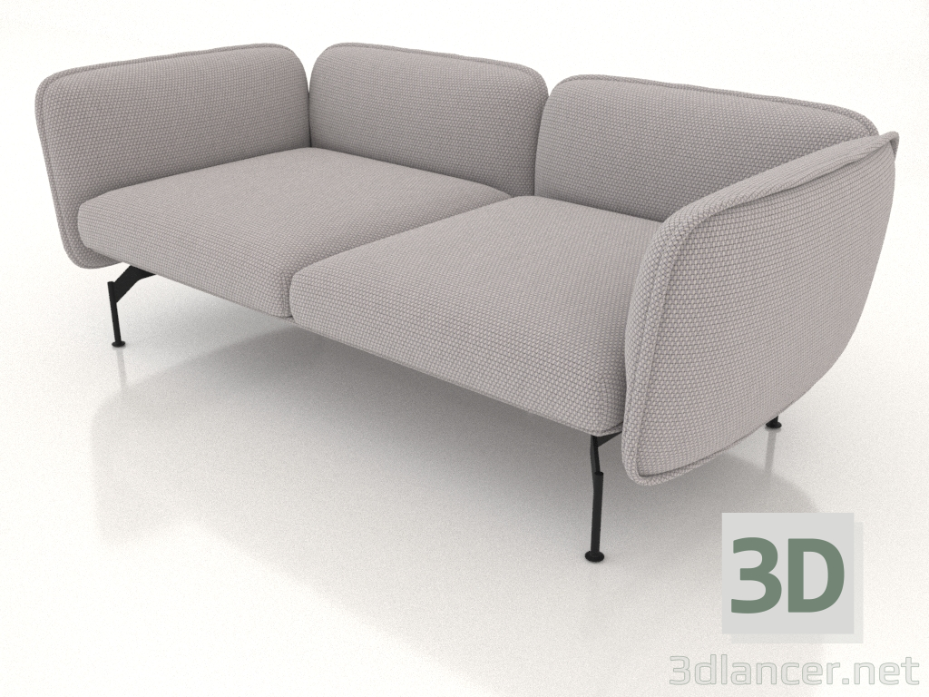 3D modeli 2 kişilik kanepe - önizleme