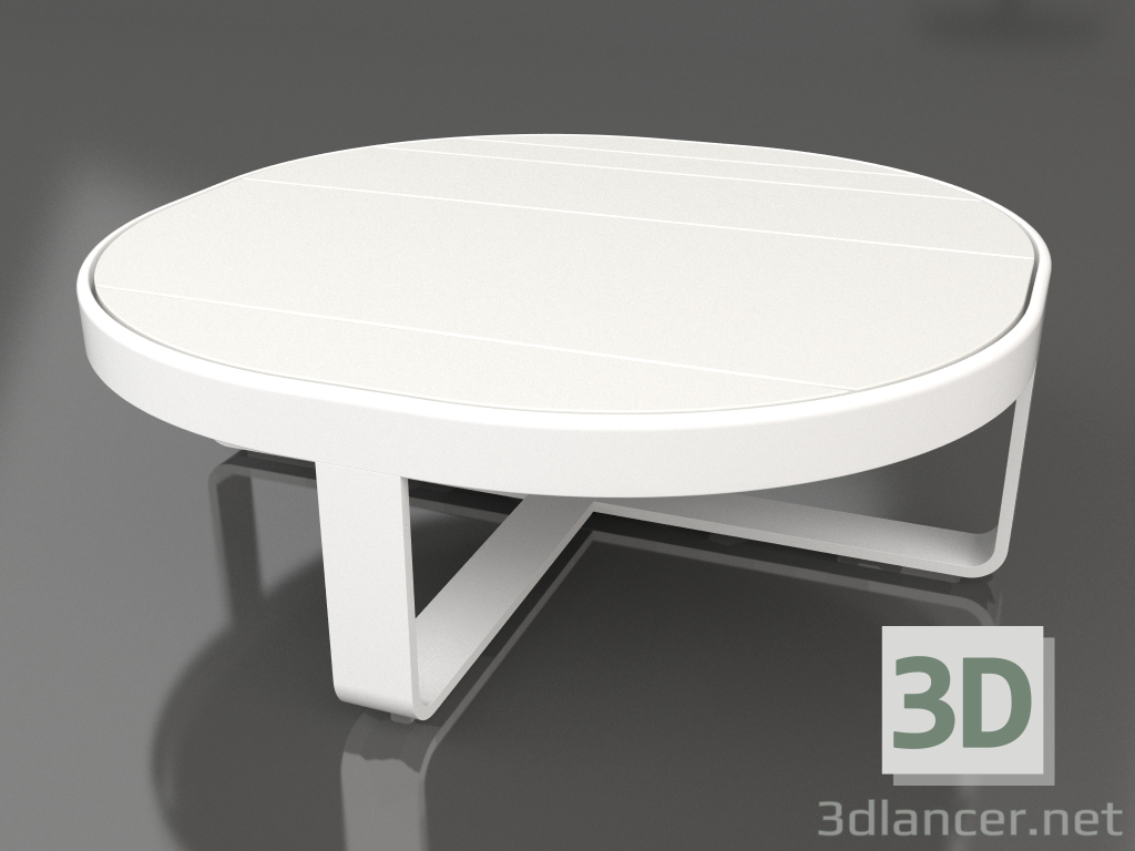 3d model Round coffee table Ø90 (White) - preview