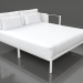 3d model Sofa module XL, section 2 left (White) - preview