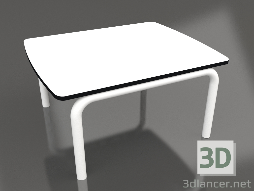 3d model Mesa de centro 60x50 (Blanco) - vista previa