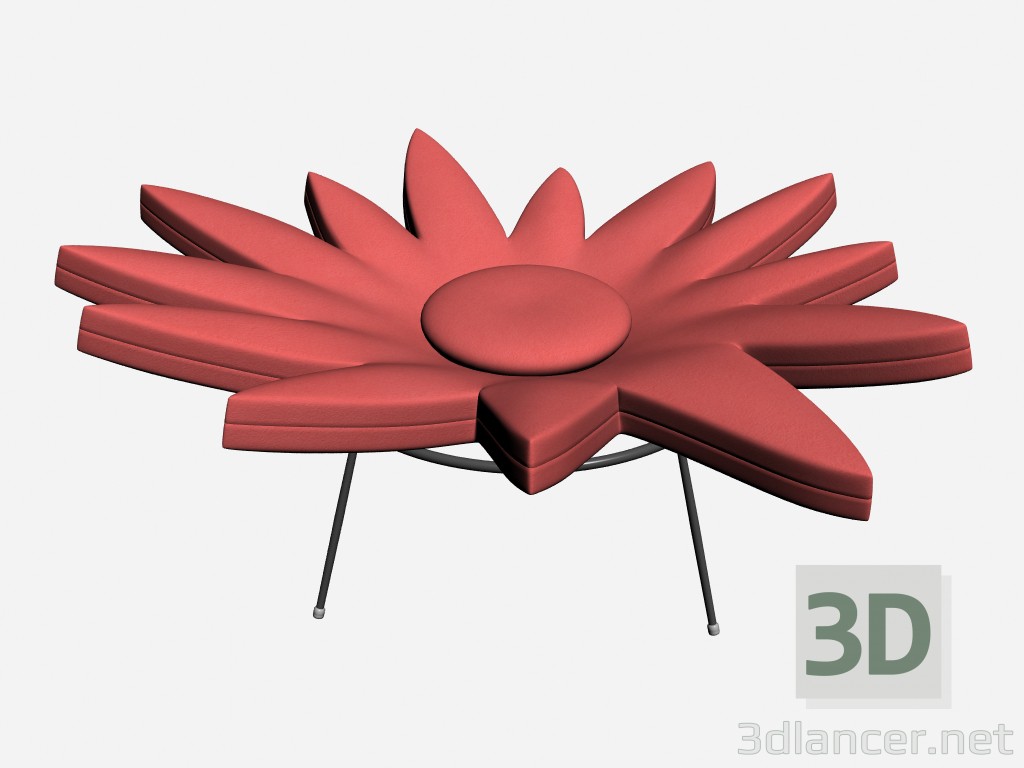 modèle 3D DAISY POLTRONCINA chaise 2 - preview