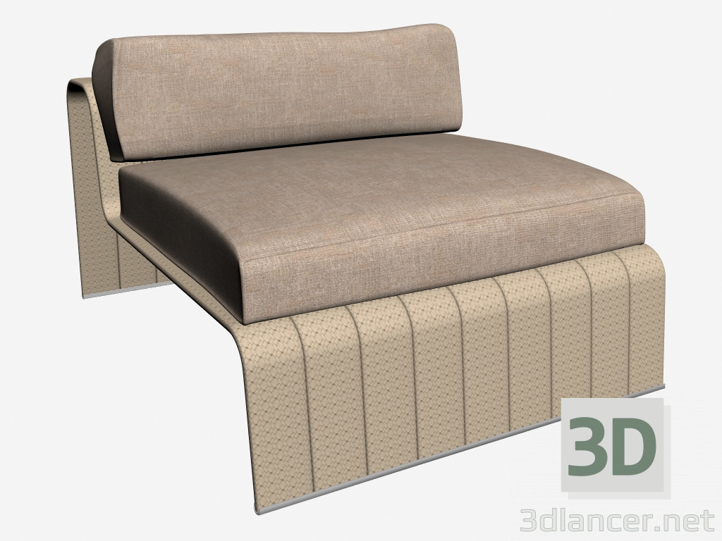 3d model Sofá modular marco B18SC - vista previa