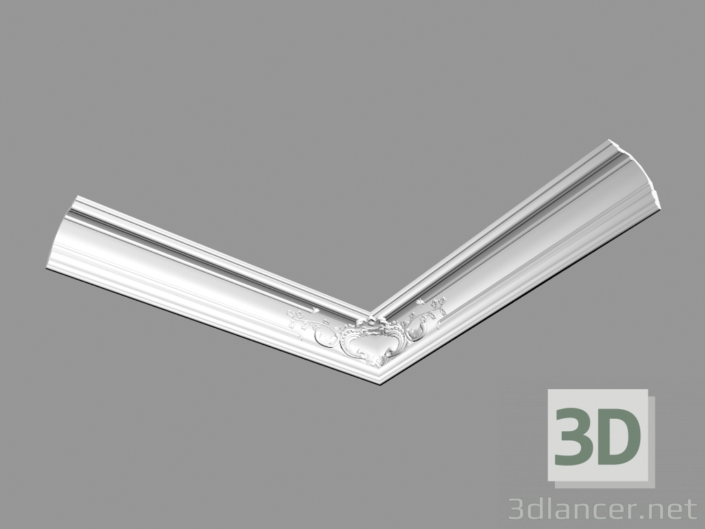 3d model Cornice C1091 - preview