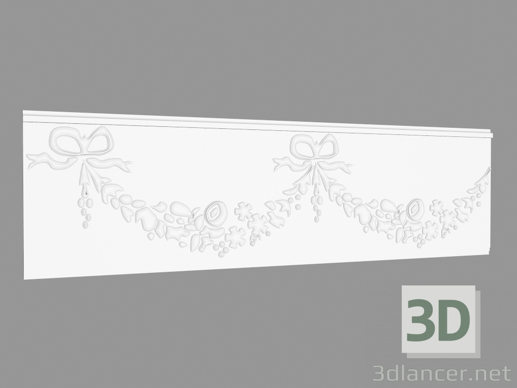 modèle 3D Moulure P7080 (21,8 x 2,9 cm) - preview