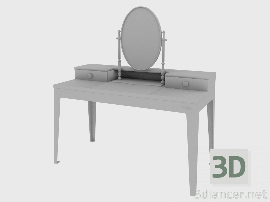 3d model Dressing table CHARLIZE MAKE-UP (134x64xH87 + 56) - preview